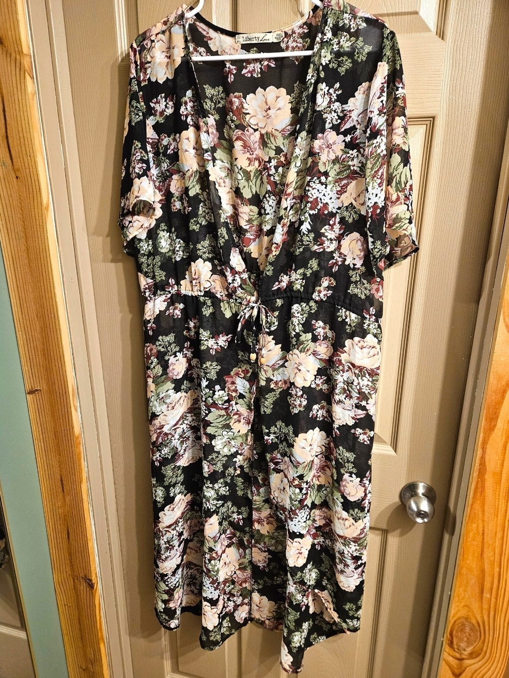 Long Floral Kimono